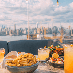 Cena y de fondo NY SkyLine